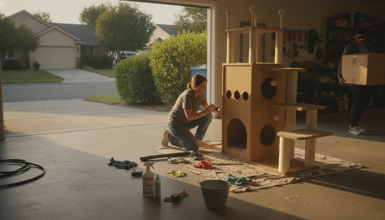 Buying a Second Hand Cat Tree: Safety Checks & Cleaning