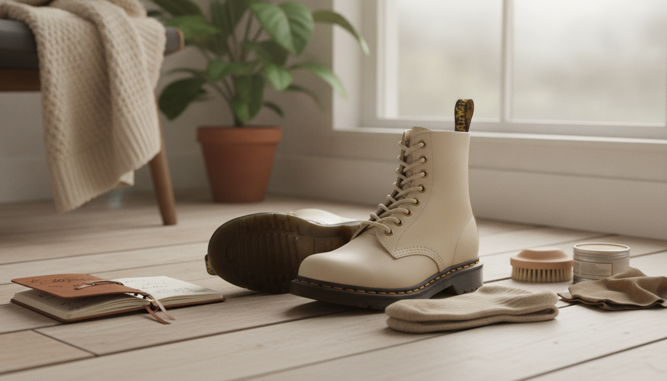 Beige Dr. Martens Ankle Boots: Fit, Style & Care