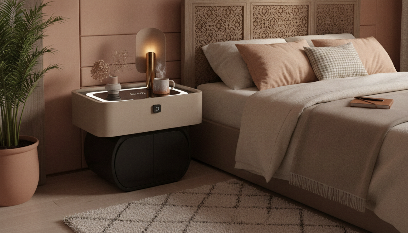 Warm Minimalist Moroccan Wooden Nightstand Guide