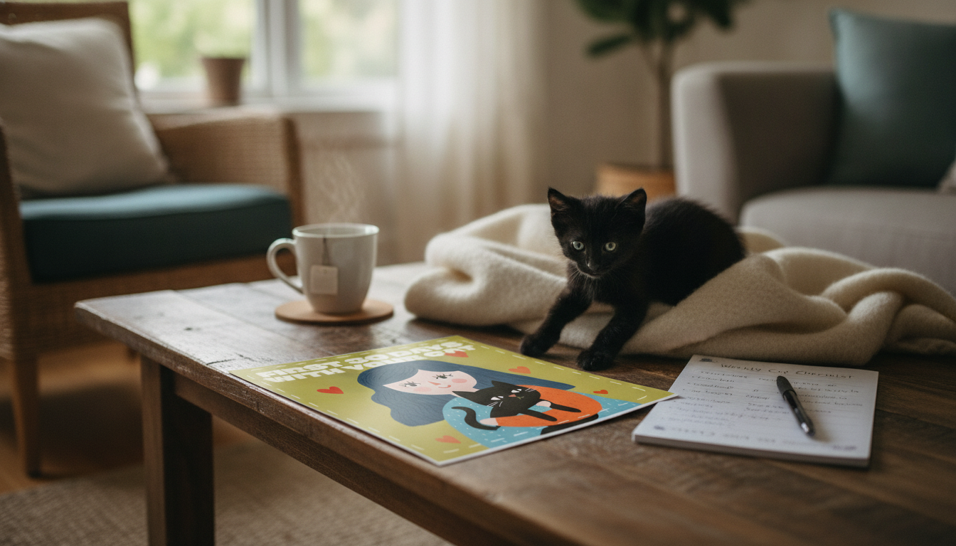 New Cat First 30 Days: Weekly Checklist & Calm Routine