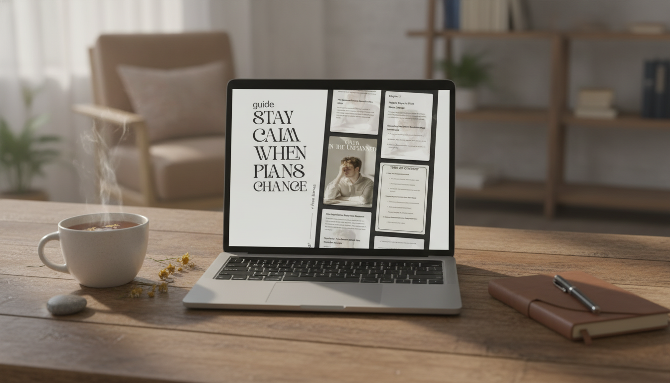 Stay Calm When Plans Change: A 60-Second Reset