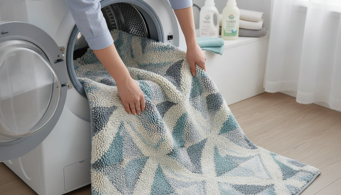 Wash a Tufted Bath Mat Safely: Gentle Steps