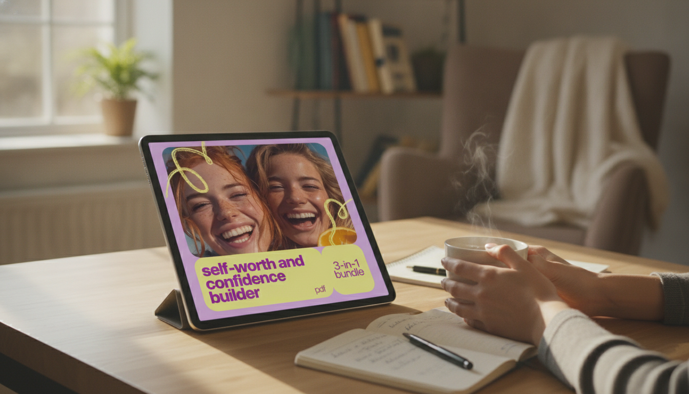 3-in-1 Self-Worth Toolkit for Confidence & Self-Esteem