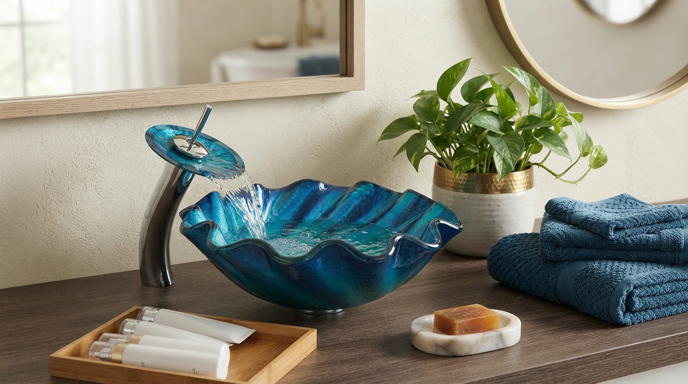 Hand-Painted Glass Basin + Brass Set: Buying Guide