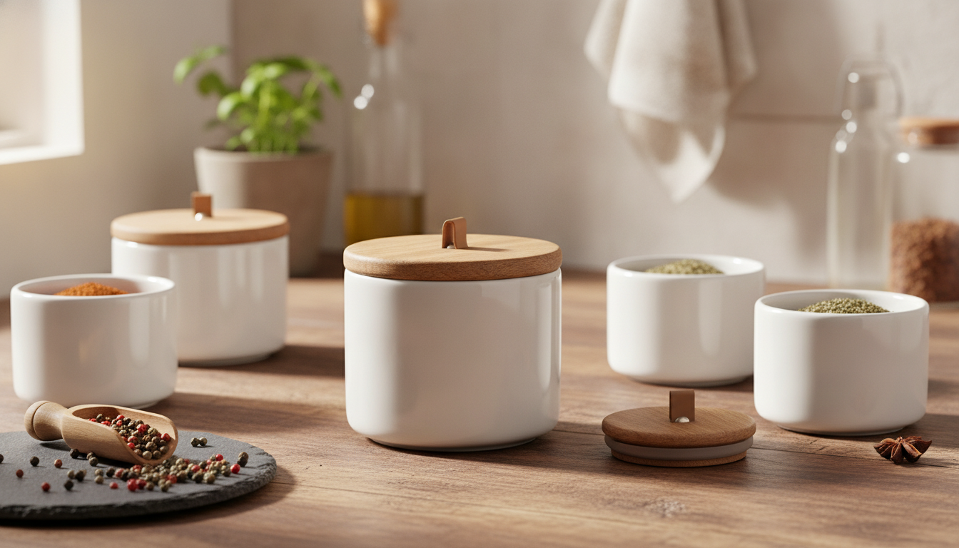 Moisture-Proof Ceramic Seasoning Jar: Keep Spices Fresh