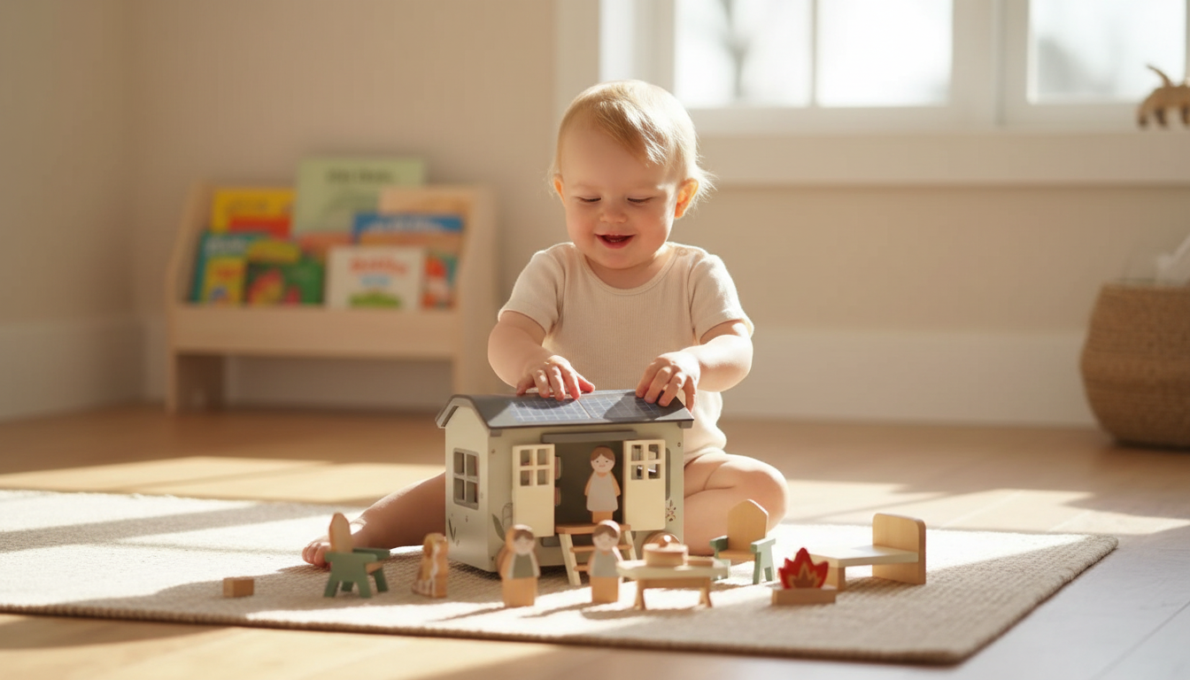 Wooden Camping RV Playset: Road-Trip Pretend Play