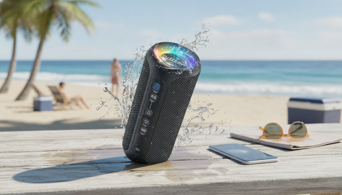 X8Pro 40W Speaker: Waterproof Bass, 30H, Party Lights
