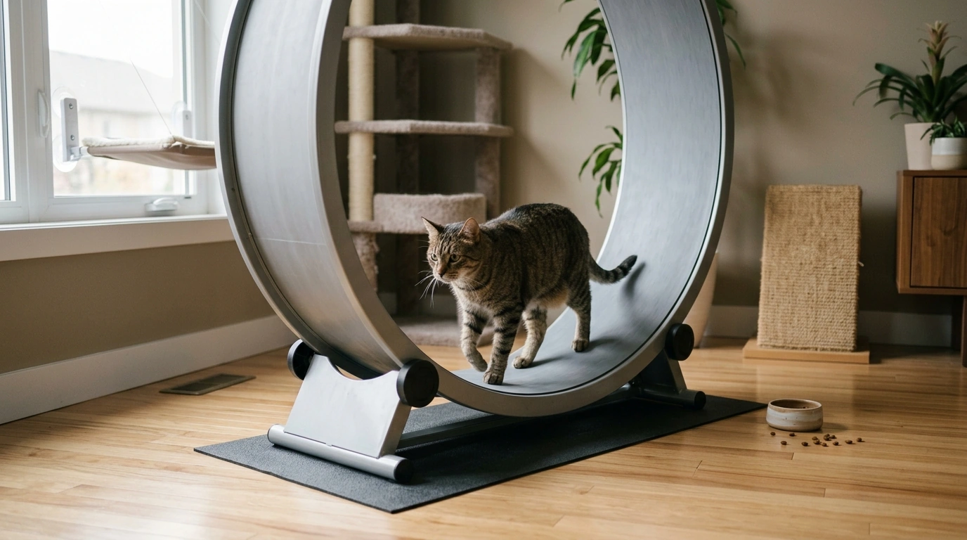 Indoor Cat Exercise Wheel Guide: Training, Space & Safety