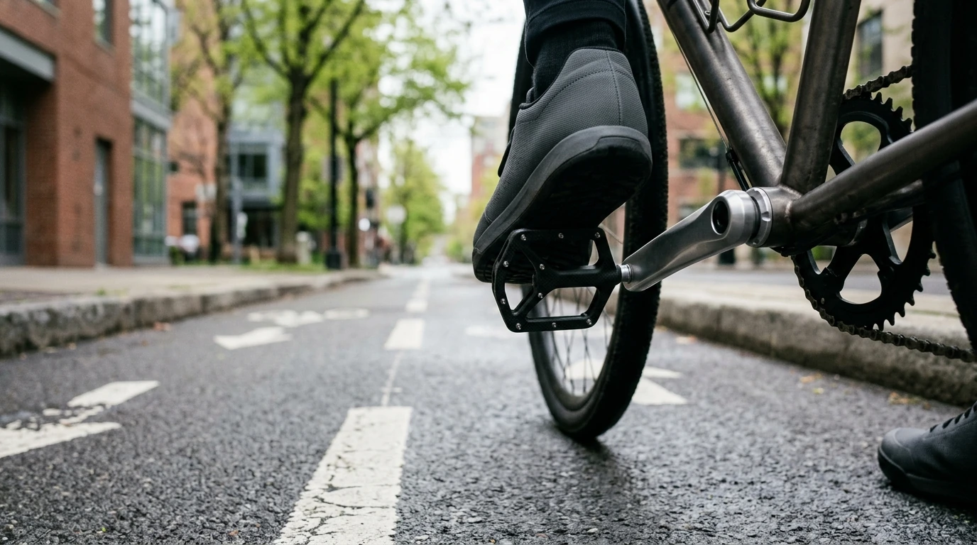 Ultralight Carbon Fiber Flat Pedals: 3-Bearing Grip