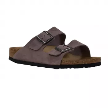 Purple Birkenstock Sandals: Buckle Fit & Bow Style