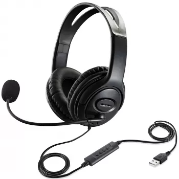 Wired Gaming Headset with Mic: Clear Comms & Comfort