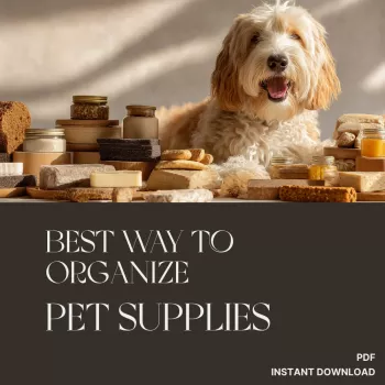 Organize Pet Supplies Fast: Toys, Food, Leashes & More